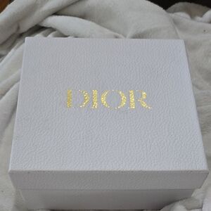 Dior White Box with Gold Logo
